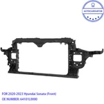 For 2020-2023 Hyundai Sonata Front Radiator Core Support Assembly 64101L0000 New. Price: $349.88.