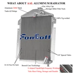 Row Aluminum Radiator For 1939-1940 Chevy Truck Kc Kd Jc Jd 6CYL 3.5L Alloy New. Price: $199.00.