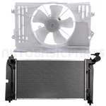For 2003-2008 Toyota Corolla 1.8L Front Side Radiator & Cooling Fan Kit New. Price: $115.48.