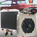4ROW Radiator Shroud Fan Fit 1953-56 54 Ford F-100 F-250 F350 Pickup Truck L6 V8 New. Price: $359.00.
