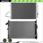 Car Aluminum Radiator And A/c Condenser Kit Fits 2014 Hyundai Elantra Coupe 2.0L New. Price: $110.23.