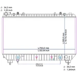 New Radiator 1-ROW 3/8 Inch Inlet Outlet 92218353; 82219351. Price: $205.96.