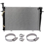 Radiator With Oil Hose Clamps Kit For 2005-2009 Hyundai Tucson Kia Sportage New. Price: $77.49.