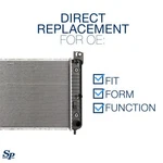 Spectra Premium Radiator CU2370 New. Price: $158.73.