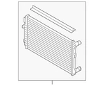 Genuine Audi Radiator 5WA-121-251-D New. Price: $220.93.
