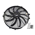 16'' 12V Pull/push Fan Radiator Electric Cooling Thermo & Mounting Kit Asi New. Price: $39.99.