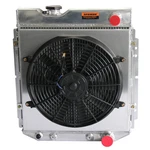 Row Fit 1963-66 Ford Falcon Mustang Mercury Comet Spawon Radiator & Fan Shroud New. Price: $171.00.