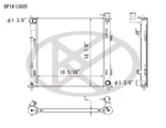 Radiator-turbo Koyo A13605 Fits 2016 Kia Optima New. Price: $171.70.
