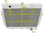 Champion Cooling Systems EC289 Row Ar Aluminum Radiator New. Price: $261.87.