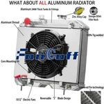 4ROWS Radiator Shroud Fan 1941-1952 Jeep Willys Mb/ CJ-2A/ M38/FORD Gpw 2.2L New. Price: $299.00.