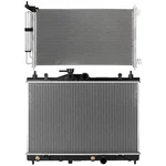 Radiator & Ac Condenser Cooling Kit For 2007-12 Nissan Versa 4 Speed Auto Trans New. Price: $116.28.