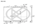 Radiator Koyo A1150 Fits 1990 Nissan 300ZX New. Price: $170.99.