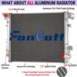 Aluminum 2-ROWS Radiator For 2018-2023 2020 Jeep Wrangler Gladiator 2.0 3.0 3.6L New. Price: $119.00.