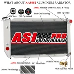 Rows CC390 Aluminum Radiator 72-79 Ford Thunderbird Ranchero Ltd Torino V8 New. Price: $159.00.