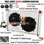 Row Radiator+shroud Fan 1972-1976 Ford Gran Torino Ltd Ii Montego CC390 New. Price: $259.00.