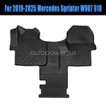 Floor Mats Liners For 2019-2025 Mercedes Sprinter 2500/3500 W907 910 Tpe Black New. Price: $68.49.