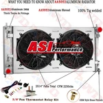 Asi 3 Row Radiator Shroud Fan Ford F150 Expedition Navigator 5.4L 2004-2008 New. Price: $239.00.