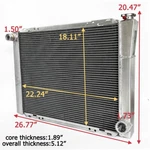 26" X 19" Racing Universal Radiator Fit Chevy Gm Aluminum 2-ROWS Hi-performance New. Price: $119.00.