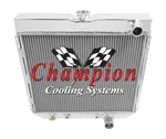 1967-1969 Mercury Cougar All Aluminum 4 Row Core Kr Champion Radiator New. Price: $360.48.