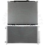Radiator & Condenser Cooling Kit For 2006-07 Honda Accord Ex Lx 2.4L L4 New. Price: $118.27.