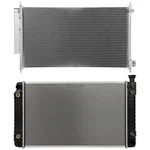 Radiator + Ac Condenser Cooling Kit Aluminum For 1996-1997 Gmc P3500 New. Price: $139.99.