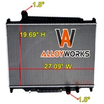 PCC500300 Radiator For Land Rover Range Sport L322 Diesel 3.6L 2005-2013 New. Price: $189.00.