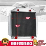 4-ROWS Aluminum Radiator 1949-1953 51 50 Ford Cars Flathead Configuration V8 New. Price: $199.00.