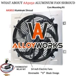 Electric Fan+shroud+relay 1964 1965 1966 Ford Mustang Falcon Mercury Comet New. Price: $79.00.