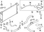 Genuine Nissan Radiator Assembly 21460-9HE0A New. Price: $358.56.