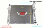 Polished Kks Aluminum Radiator Fit 1993-1997 Jeep Grand Cherokee 5.2L V8 Rows New. Price: $209.00.