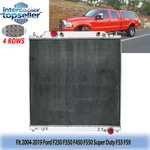 4ROW Aluminum Radiator Fit 2004-2019 Ford F250 F350 F450 F550 Super Duty F53 F59 New. Price: $279.00.