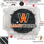 3 Row Radiator Shroud Fan For 1987-2006 Jeep Wrangler Tj/yj 2.4L 2.5L 4.0 4.2L New. Price: $259.00.