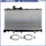 Radiator With Universal Oil Hose Clamps Kit For 03 04 Subaru Baja Legacy Outback New. Price: $74.63.