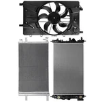 Pickoor Electric Radiator Condenser Cooling Fan Kit For Chevrolet Cruze 2010-15 New. Price: $172.65.