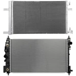 Aluminum Radiator & Condenser Cooling Kit For 2013-2019 Cadillac Xts New. Price: $101.99.