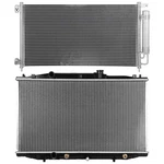For 2007 Honda Accord 2.4L Aluminum Radiator & Condenser Cooling Kit New. Price: $122.99.