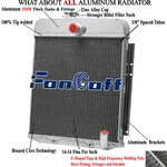 Row Aluminum Radiator For 49-1950 Plymouth Special Deluxe Suburban 3.6L L6 New. Price: $199.00.