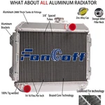 New 3-ROW Radiator For 1974-1985 1976 Toyota Corolla KE30 KE35,KE38 KE55 KE70 Mt. Price: $109.00.