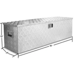 40" Aluminum Tool Box Truck Trailer Underbody Tongue Storage New. Price: $209.99.