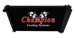 Dr Champion 3 Row Black Finish Radiator 17"X28" For 1968-1977 Chevrolet Chevelle New. Price: $336.85.