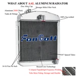 Rows Aluminum Radiator For 1947-1949 Plymouth/chrysler P15 Deluxe 3.6/5.3L New. Price: $149.00.