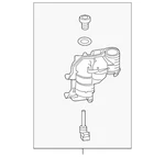 Genuine Land-rover Reservoir Tank LR081667 New. Price: $173.31.