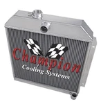 1949-52 Plymouth, Dodge, Chrysler & Desoto 3 Row Wr Champion Radiator Straight 6 New. Price: $302.50.