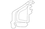 Genuine Audi Radiator Support Air Duct 8W0-121-673-A New. Price: $18.19.