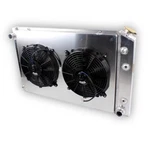 4-ROW Radiator +2 Fans For 73-87 Chevy Truck 1973-1991 Blazer 19'' X 28.25" Core New. Price: $148.50.