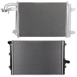 For 2007 2008-2010 Volkswagen Eos Aluminum Radiator & Condenser Cooling Kit New. Price: $112.38.