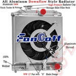 2ROW Radiator Shroud+fan Fit 92-2000 Honda Civic D15 D16 Ek Del Sol Integra New. Price: $89.00.