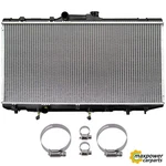 New Radiator With Oil Hose Clamps Kit For 93-97 Geo Prizm Toyota Corolla 1.8L L4. Price: $56.94.